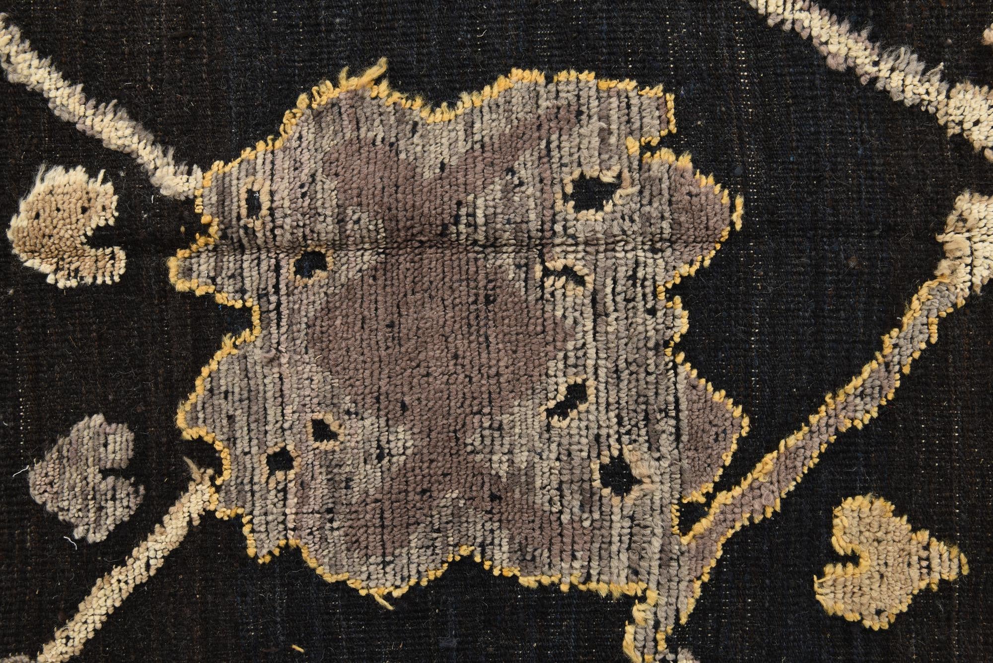 9' 4 x 11' 10 Hand Knotted Oushak Wool Rug