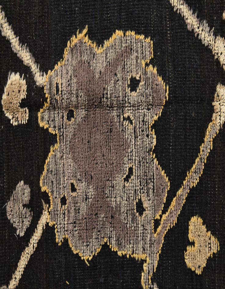 Detail image of 9' 4 x 11' 10  Hand Knotted Oushak Wool Rug