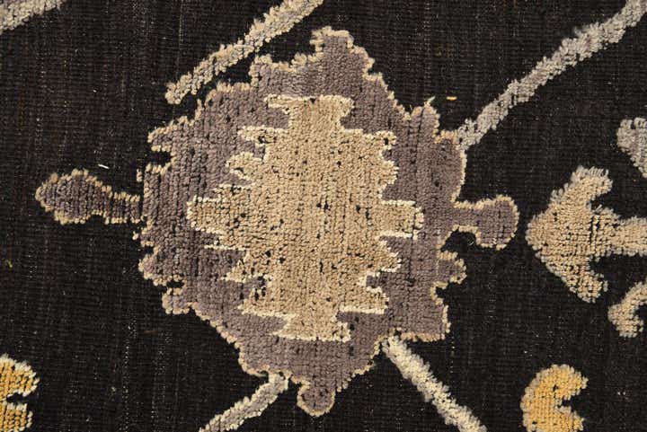 9' 4 x 11' 10 Hand Knotted Oushak Wool Rug