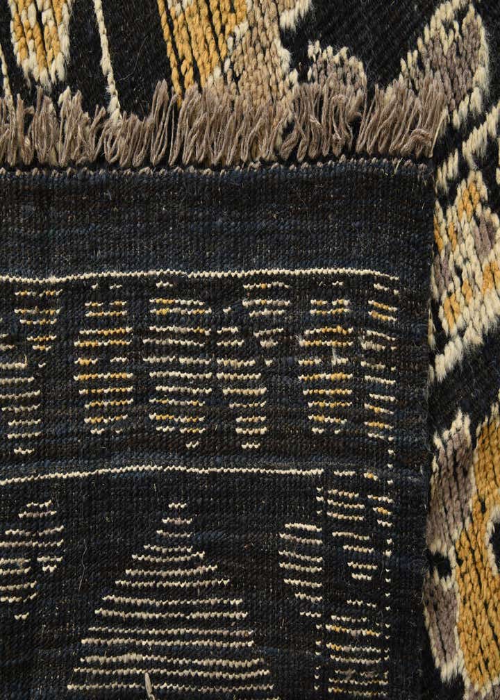 9' x 12' 6 Hand Knotted Oushak Wool Rug