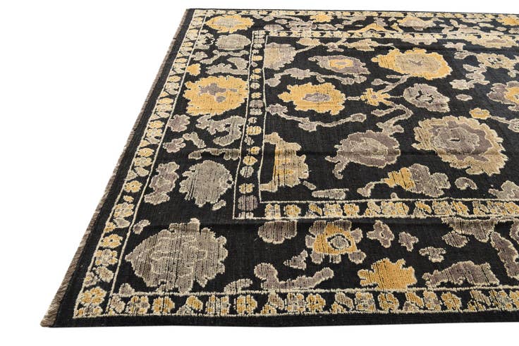 Detail image of 9' x 12' 6 Hand Knotted Oushak Wool Rug