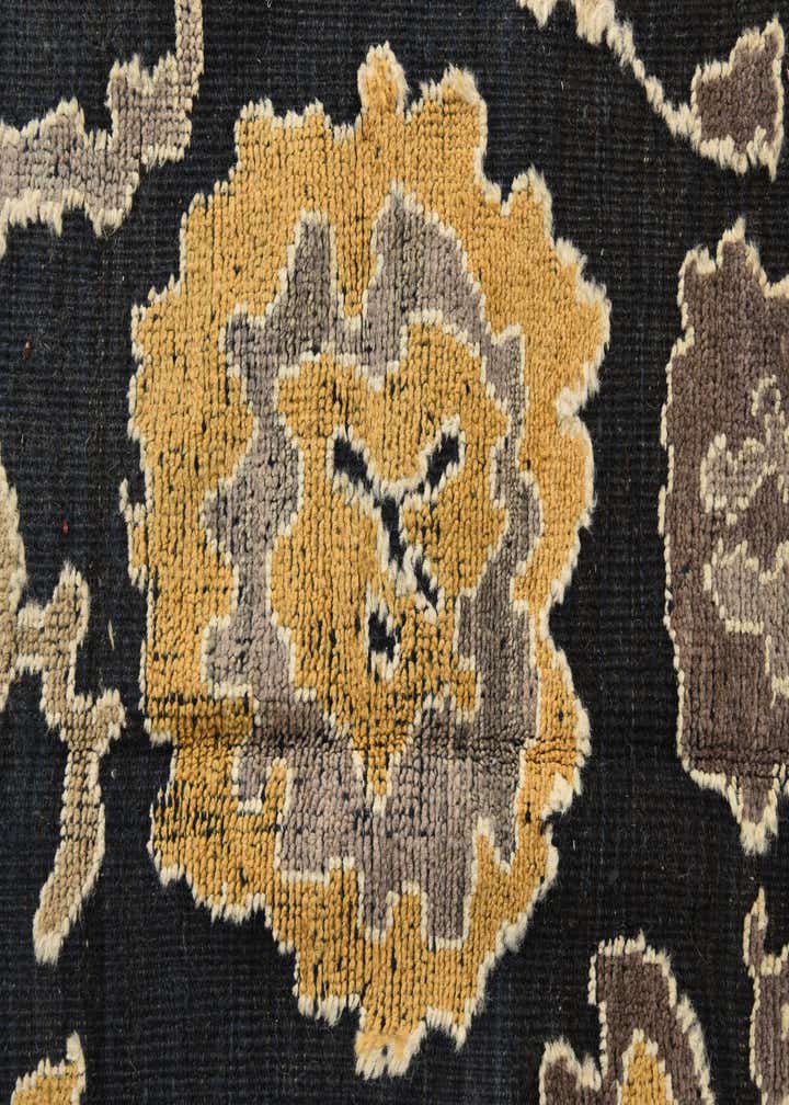 9' x 12' 6 Hand Knotted Oushak Wool Rug
