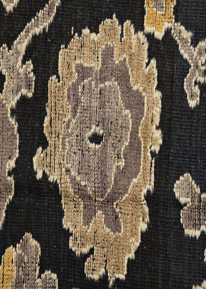 9' x 12' 6 Hand Knotted Oushak Wool Rug