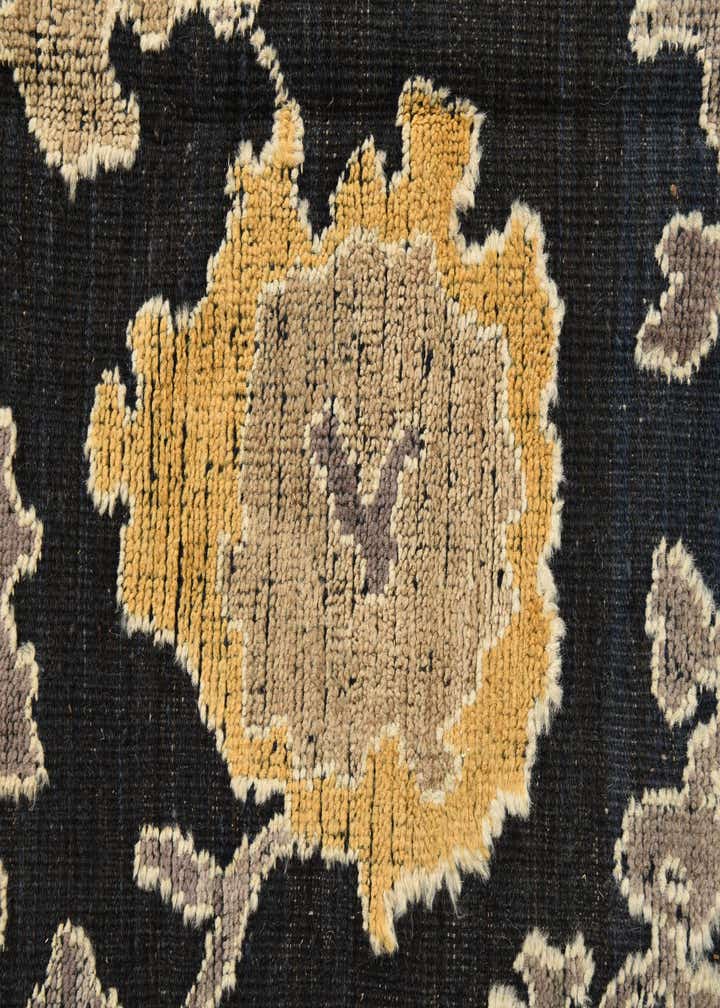 9' x 12' 6 Hand Knotted Oushak Wool Rug