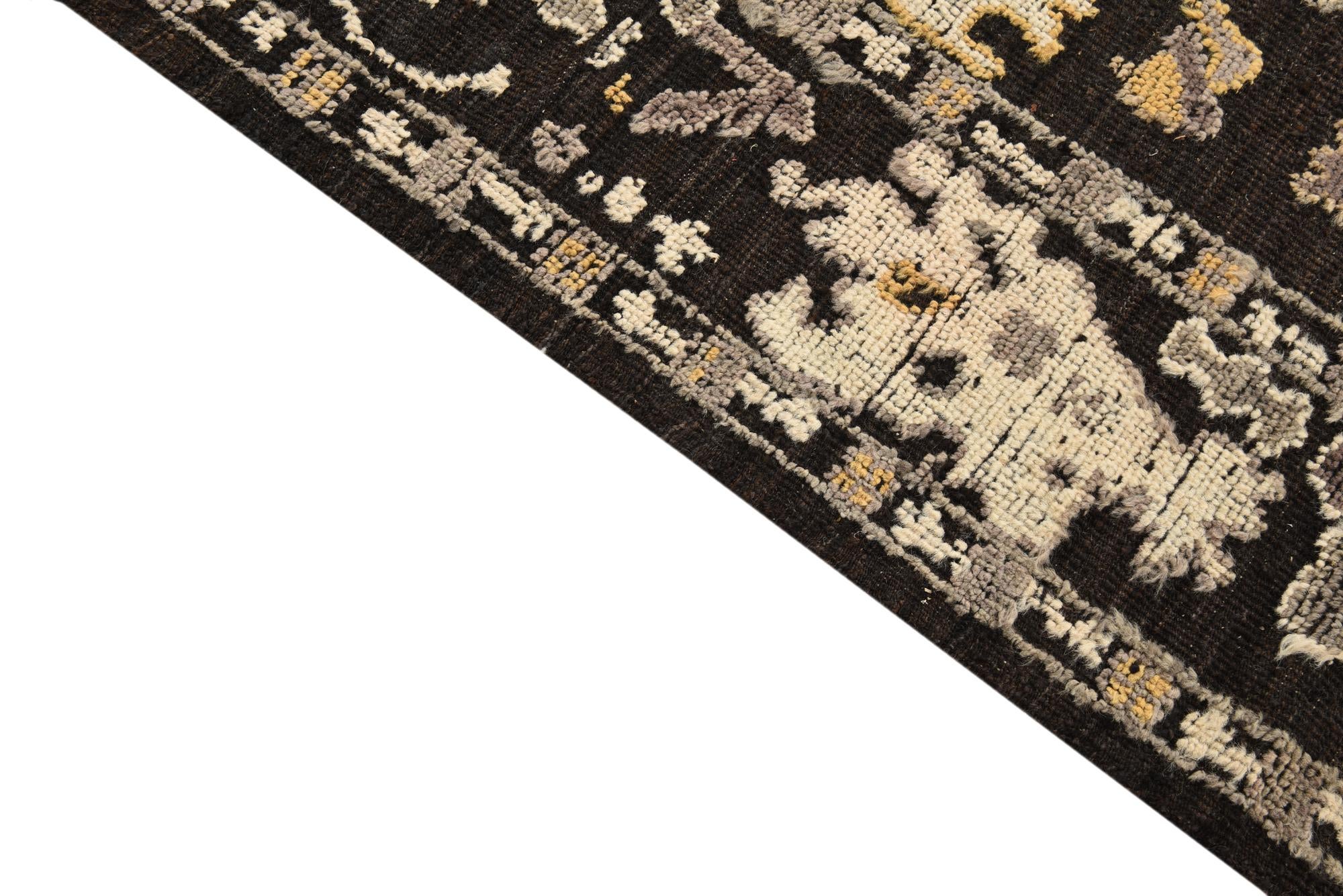 8' 3 x 10' 8 Hand Knotted Oushak Wool Rug