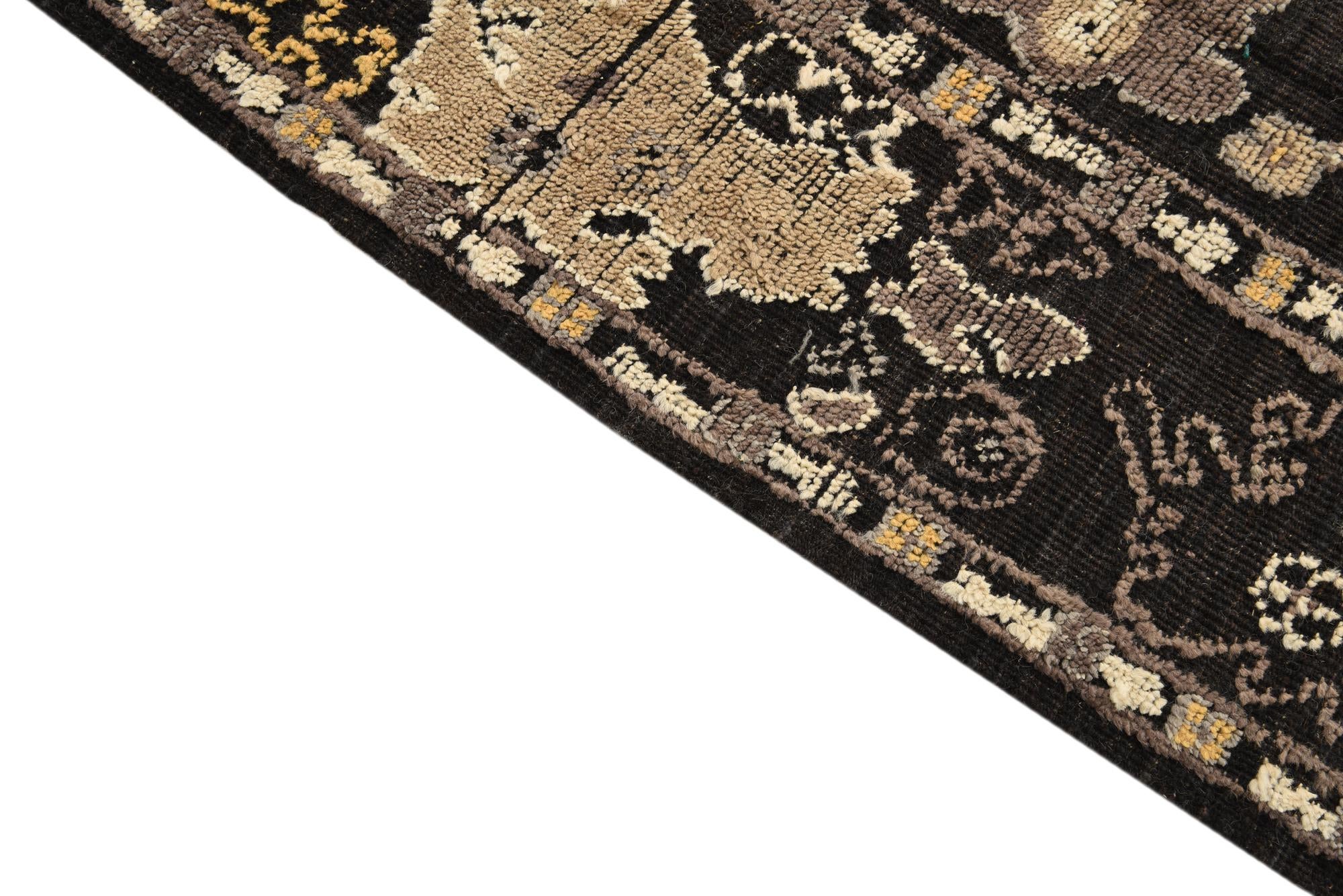 8' 3 x 9' 5 Hand Knotted Oushak Wool Rug