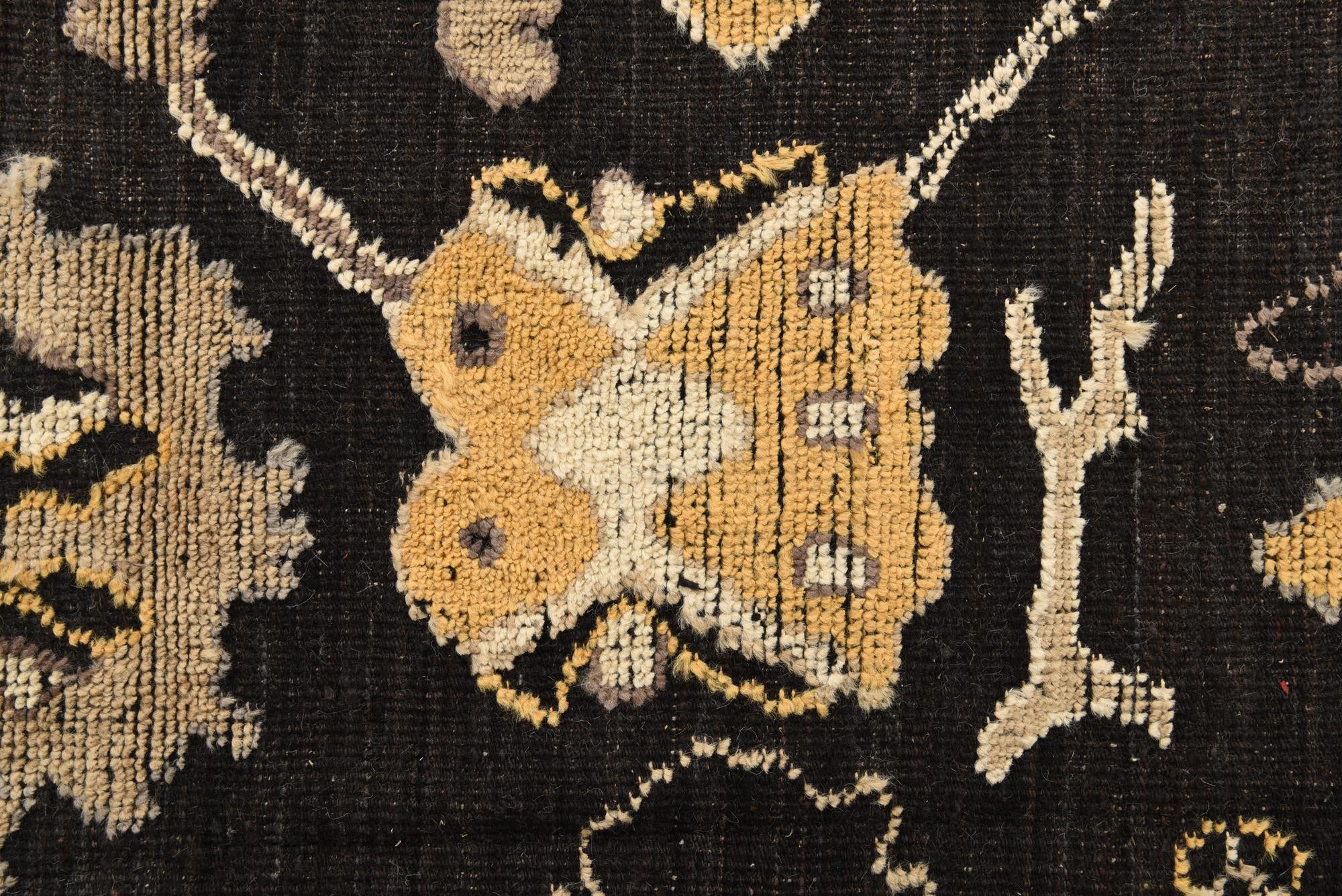 8' 3 x 9' 5 Hand Knotted Oushak Wool Rug