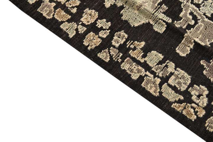 9' x 12' 5 Hand Knotted Oushak Wool Rug