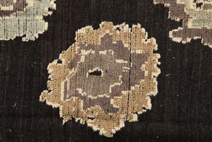 9' x 12' 5 Hand Knotted Oushak Wool Rug
