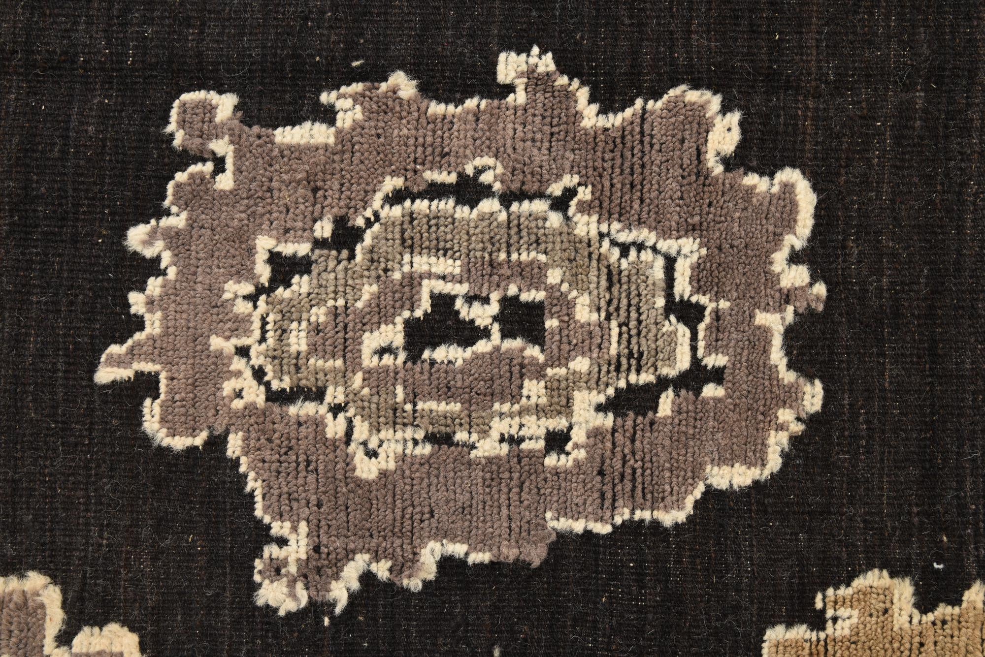 9' x 12' 5 Hand Knotted Oushak Wool Rug