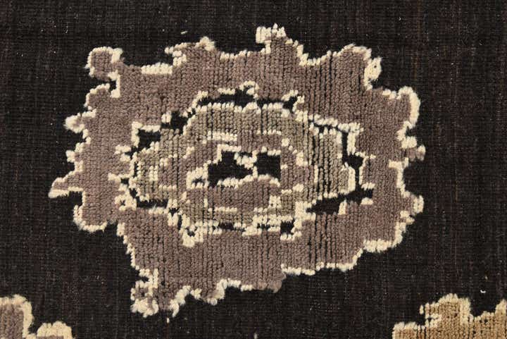 9' x 12' 5 Hand Knotted Oushak Wool Rug