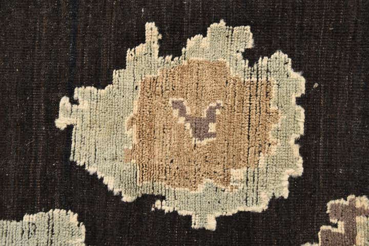 9' x 12' 5 Hand Knotted Oushak Wool Rug