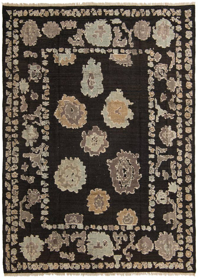 Detail image of 9' x 12' 5 Hand Knotted Oushak Wool Rug