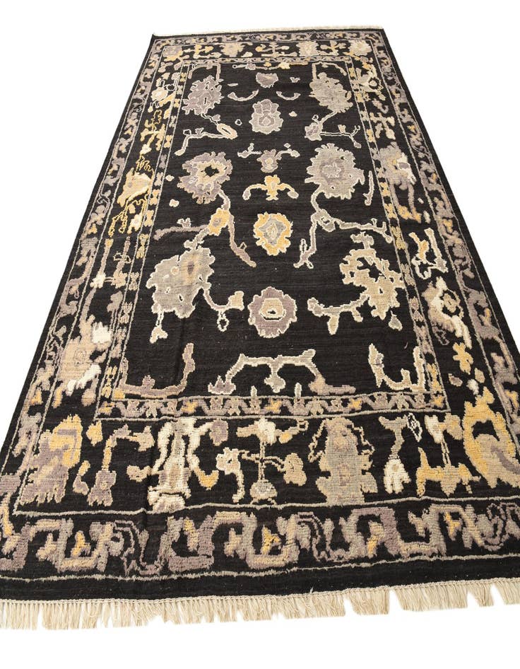 Detail image of 9' x 12' 4 Hand Knotted Oushak Wool Rug