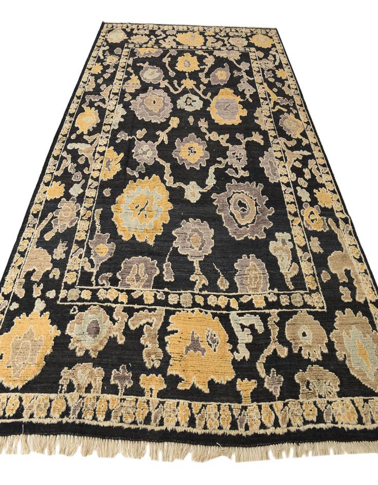 Detail image of 9' x 12' 2 Hand Knotted Oushak Wool Rug