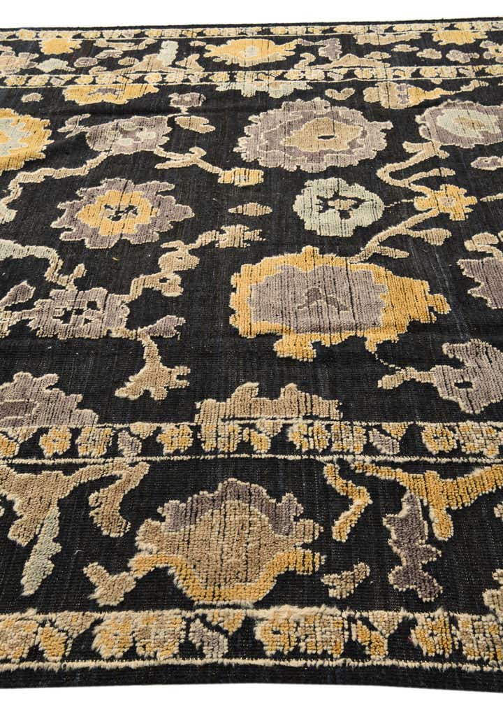 9' x 12' 2 Hand Knotted Oushak Wool Rug