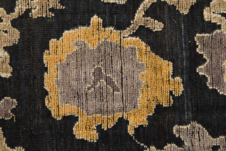9' x 12' 2 Hand Knotted Oushak Wool Rug