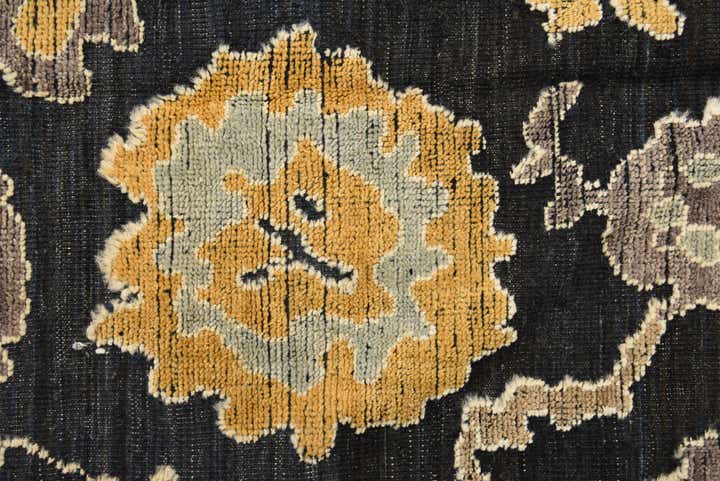 9' x 12' 2 Hand Knotted Oushak Wool Rug