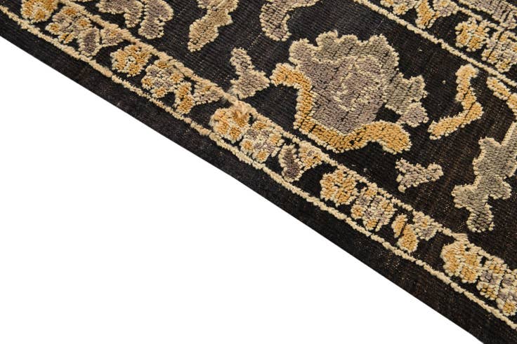 Detail image of 9' 5 x 12' Hand Knotted Oushak Wool Rug