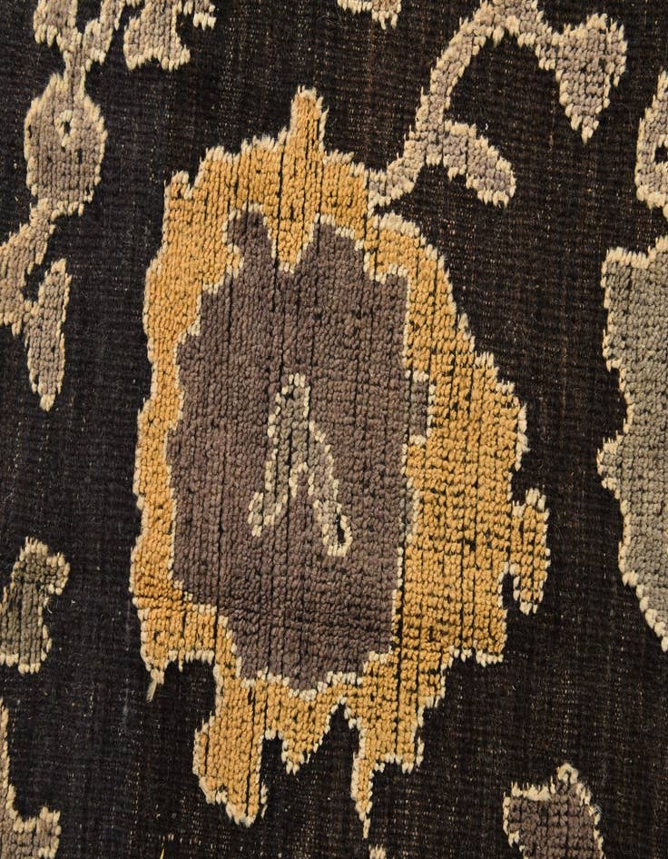 Detail image of 9' 5 x 12'  Hand Knotted Oushak Wool Rug