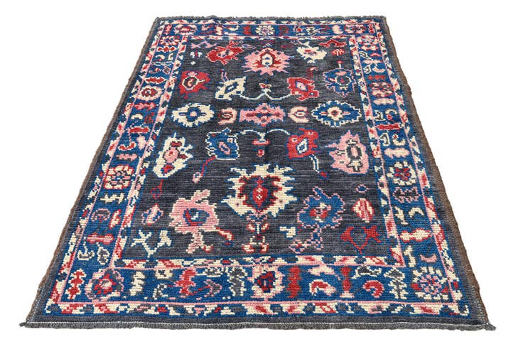 Detail image of 5' 2 x 7' Hand Knotted Oushak Wool Rug