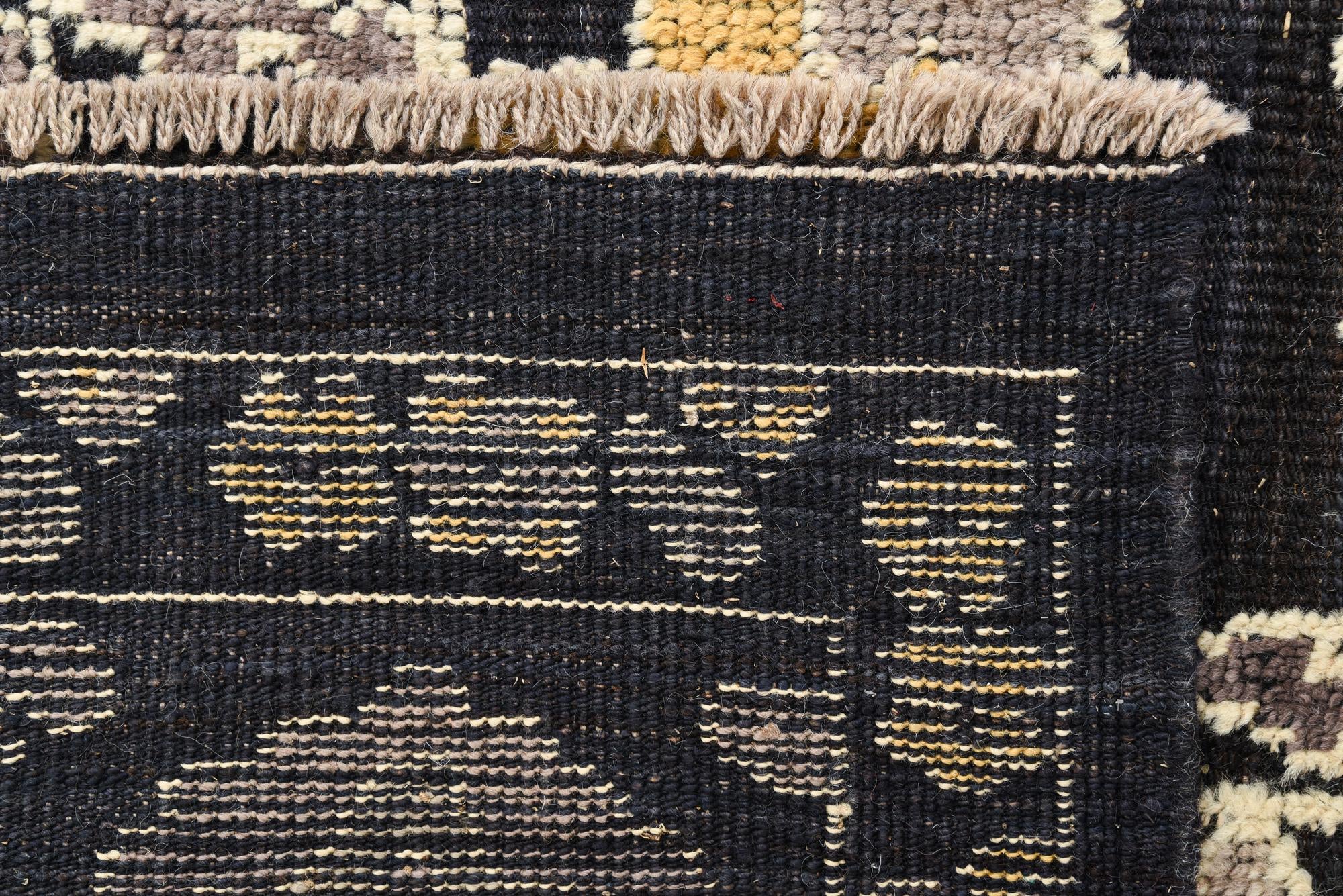8' 4 x 9' 6 Hand Knotted Oushak Wool Rug