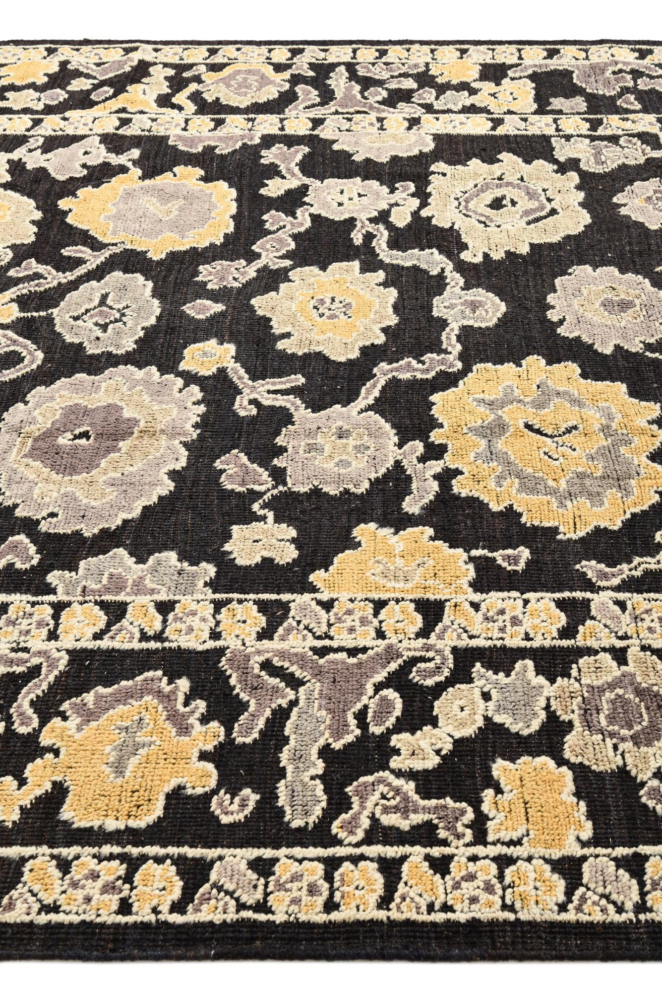8' 4 x 9' 6 Hand Knotted Oushak Wool Rug