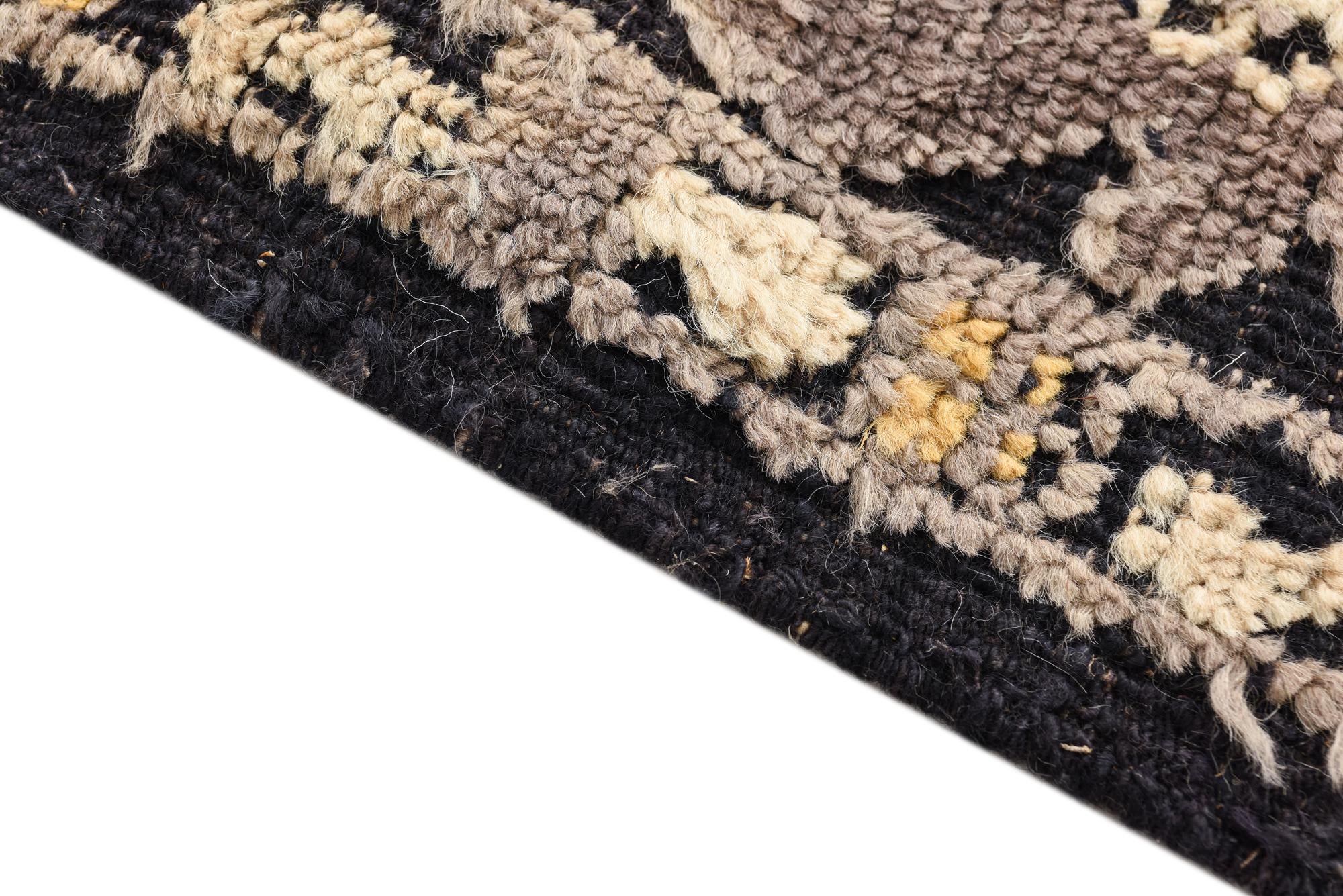 8' 1 x 9' Hand Knotted Oushak Wool Rug