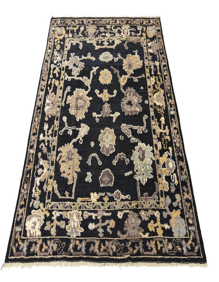 Detail image of 8' 1 x 10' 1  Hand Knotted Oushak Wool Rug