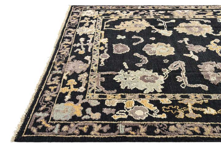 8' 1 x 10' 1 Hand Knotted Oushak Wool Rug