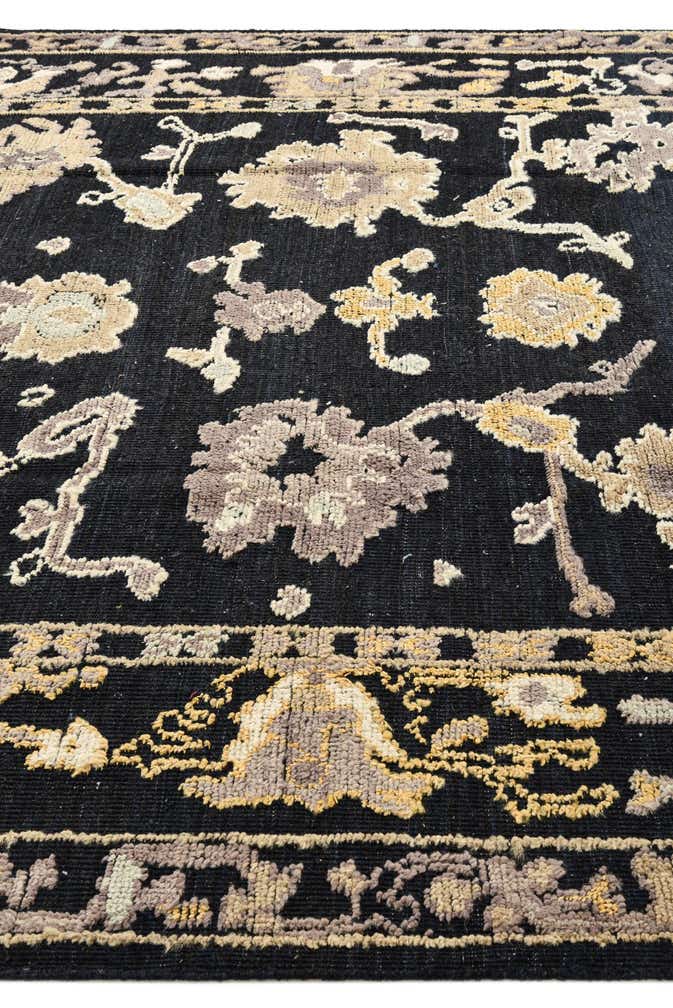 8' 1 x 10' 1 Hand Knotted Oushak Wool Rug