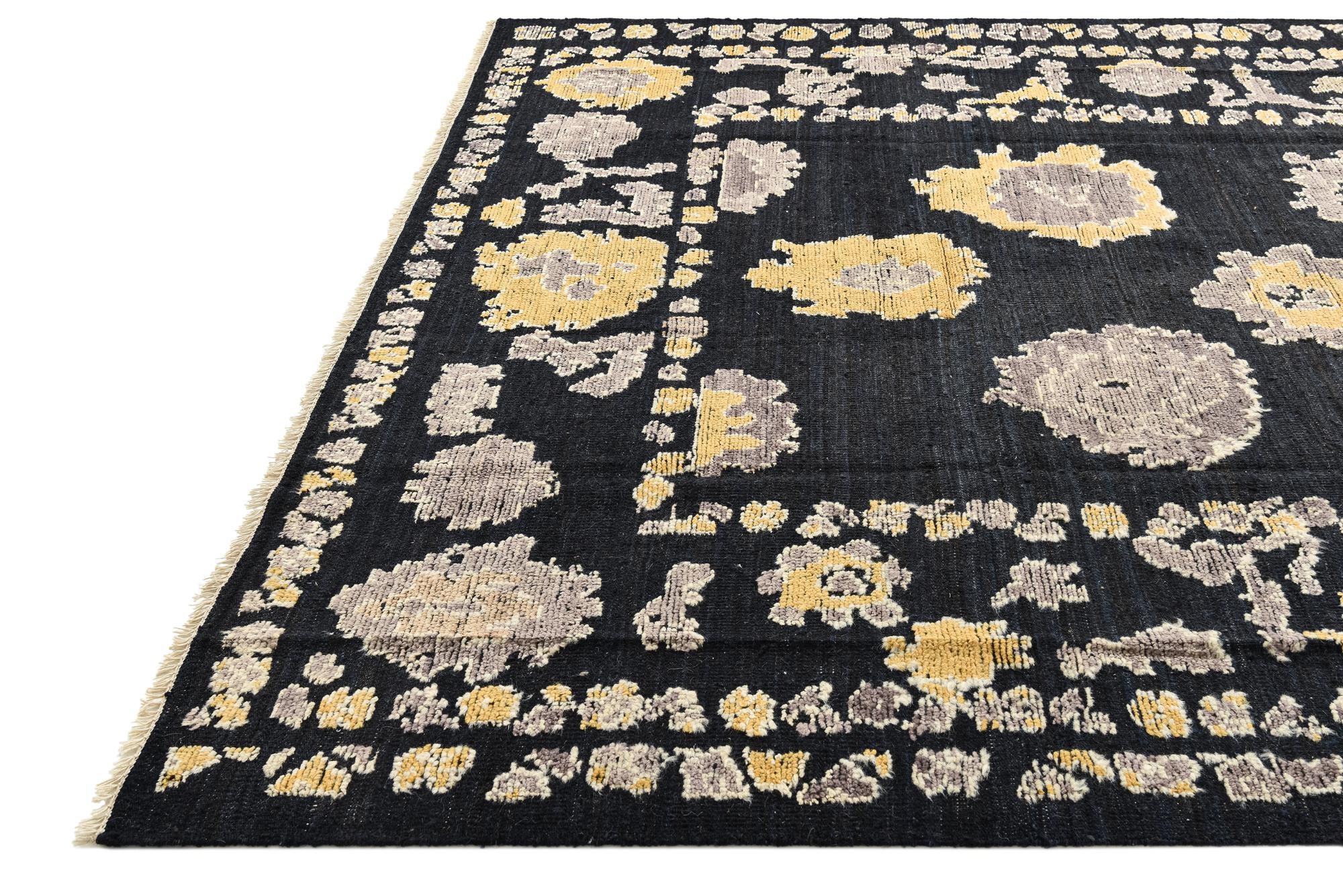 8' 3 x 10' 4 Hand Knotted Oushak Wool Rug