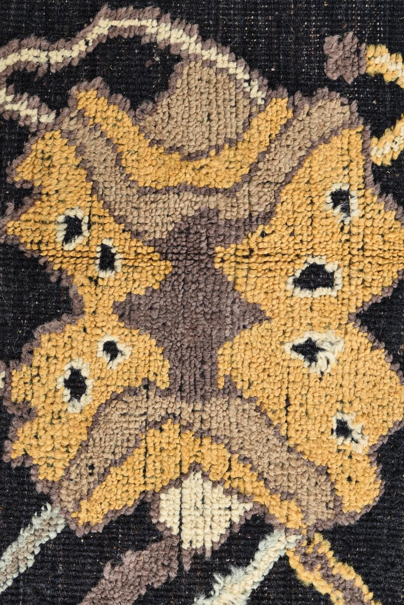 8' x 10' 2 Hand Knotted Oushak Wool Rug