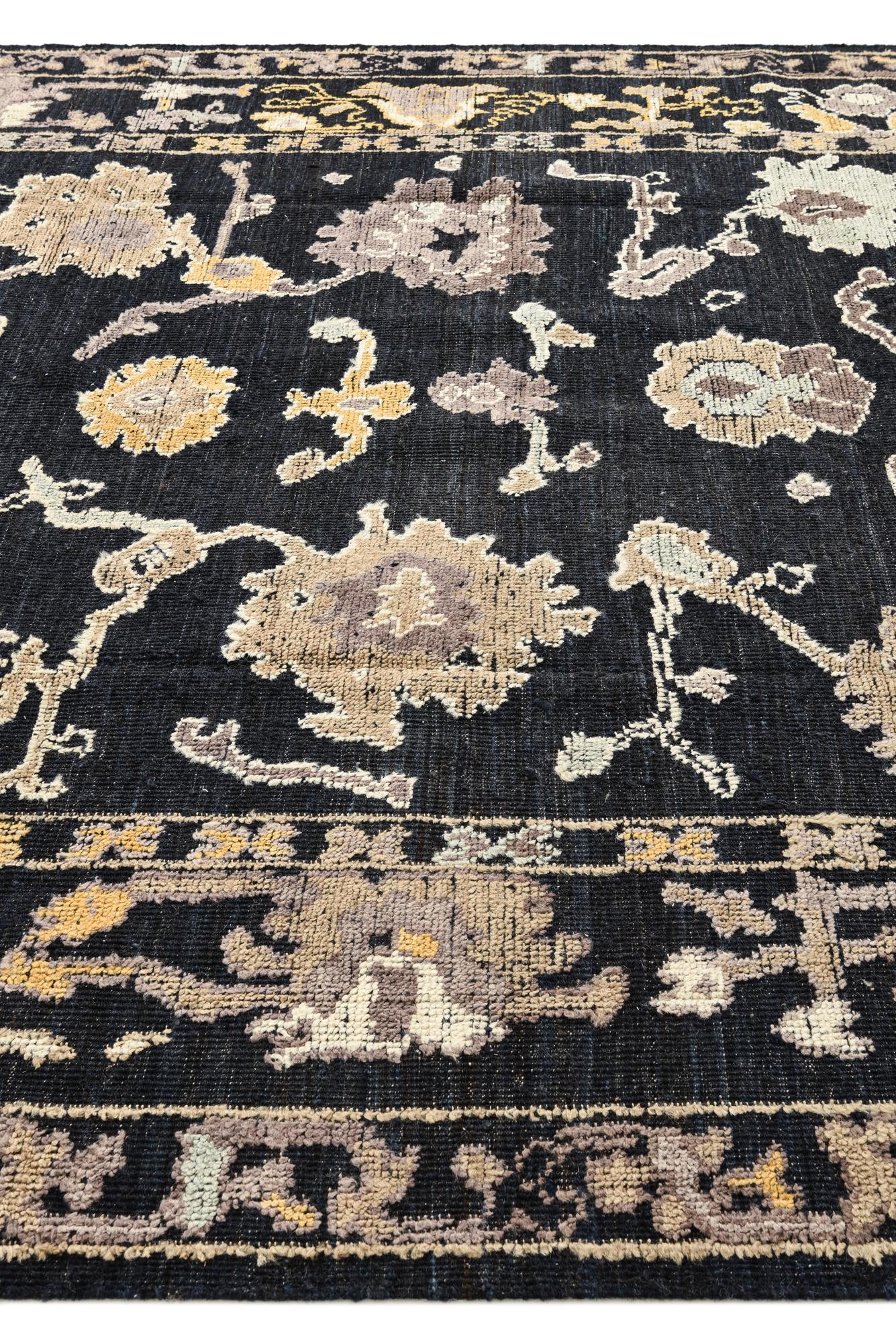 8' 5 x 10' 7 Hand Knotted Oushak Wool Rug