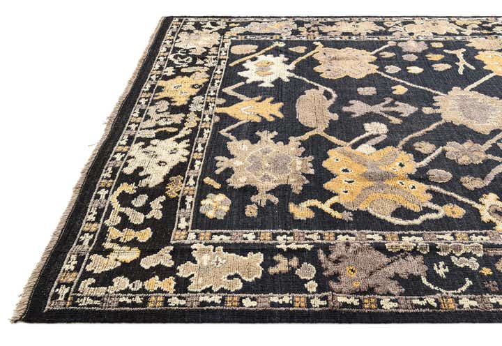 8' 2 x 10' 6 Hand Knotted Oushak Wool Rug