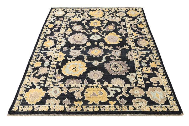 8' 2 x 10' 5 Hand Knotted Oushak Wool Rug