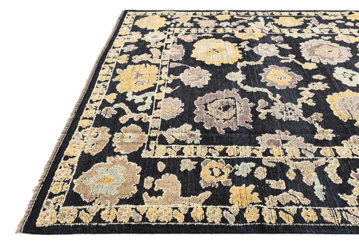 8' 2 x 10' 5 Hand Knotted Oushak Wool Rug