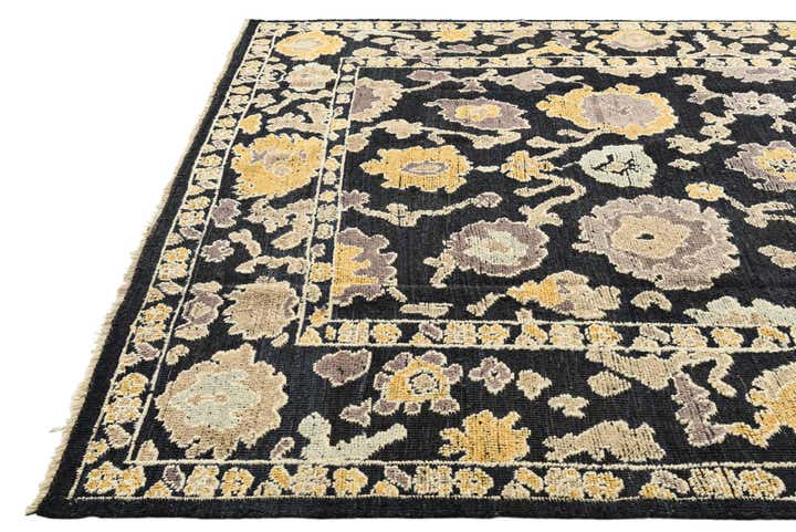 8' 2 x 10' 9 Hand Knotted Oushak Wool Rug