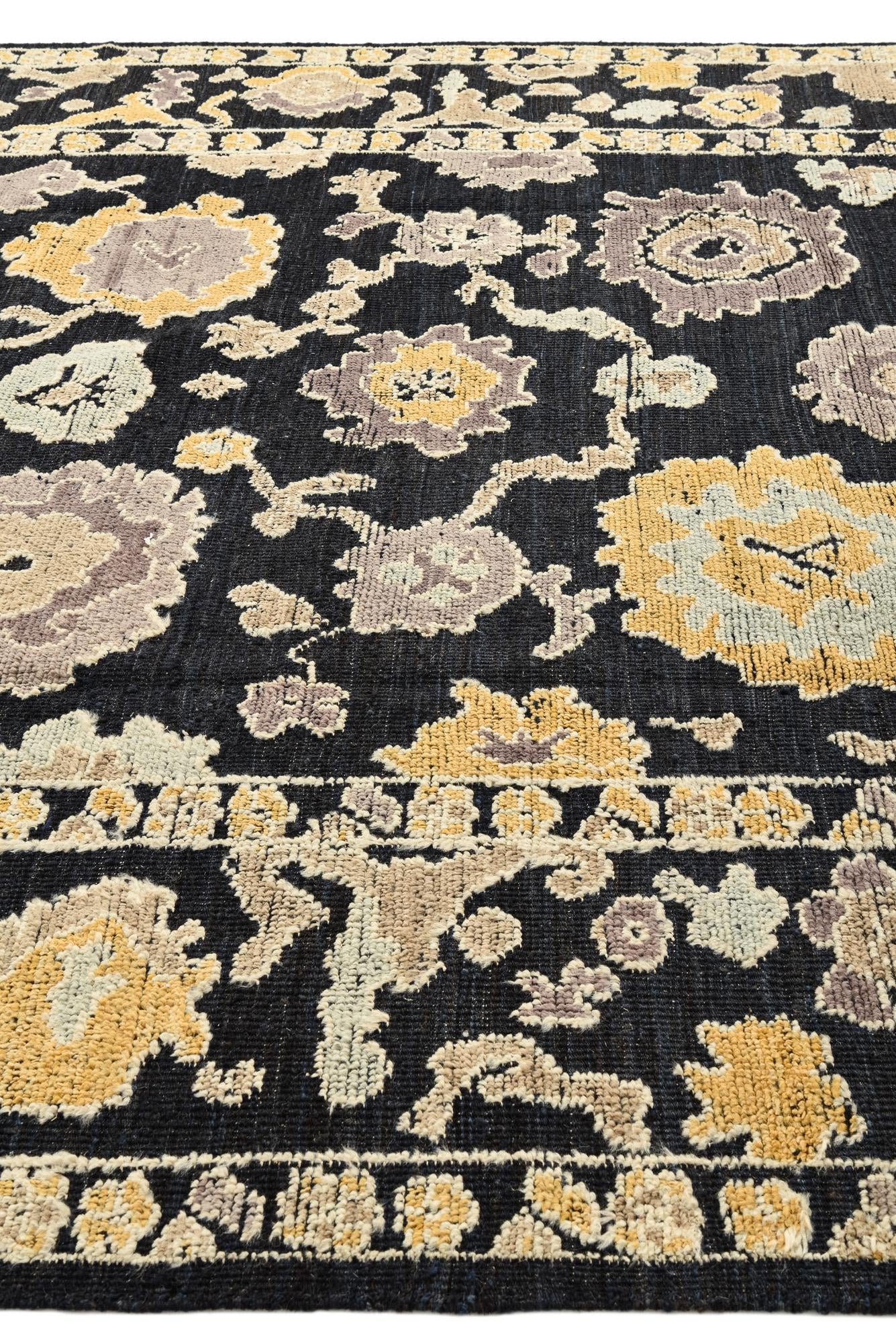 8' 2 x 10' 9 Hand Knotted Oushak Wool Rug