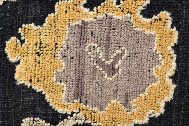 8' 2 x 10' 9 Hand Knotted Oushak Wool Rug