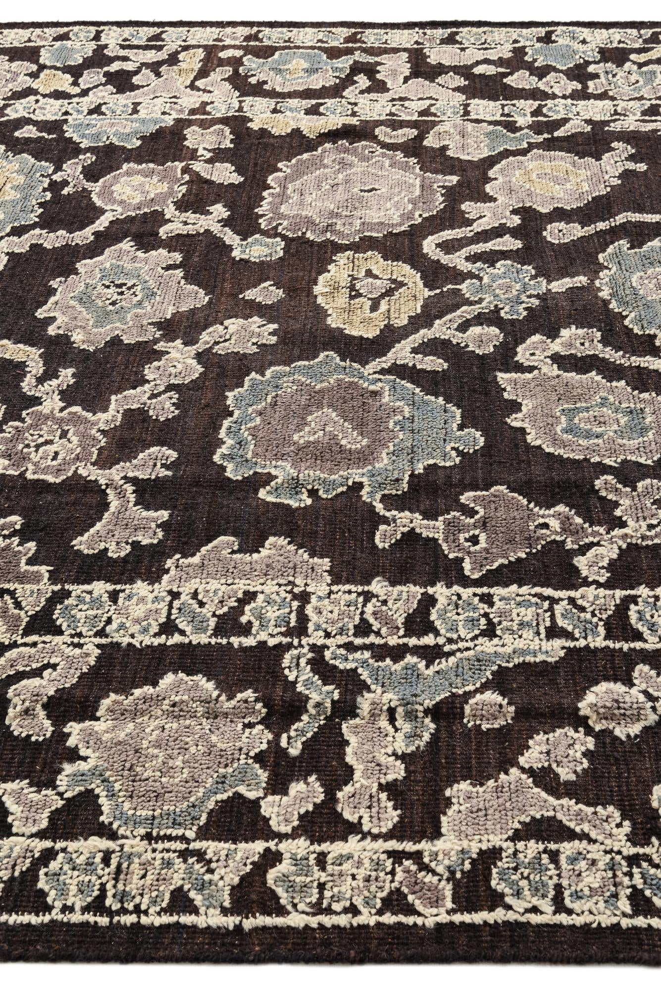 8' 3 x 10' 9 Hand Knotted Oushak Wool Rug
