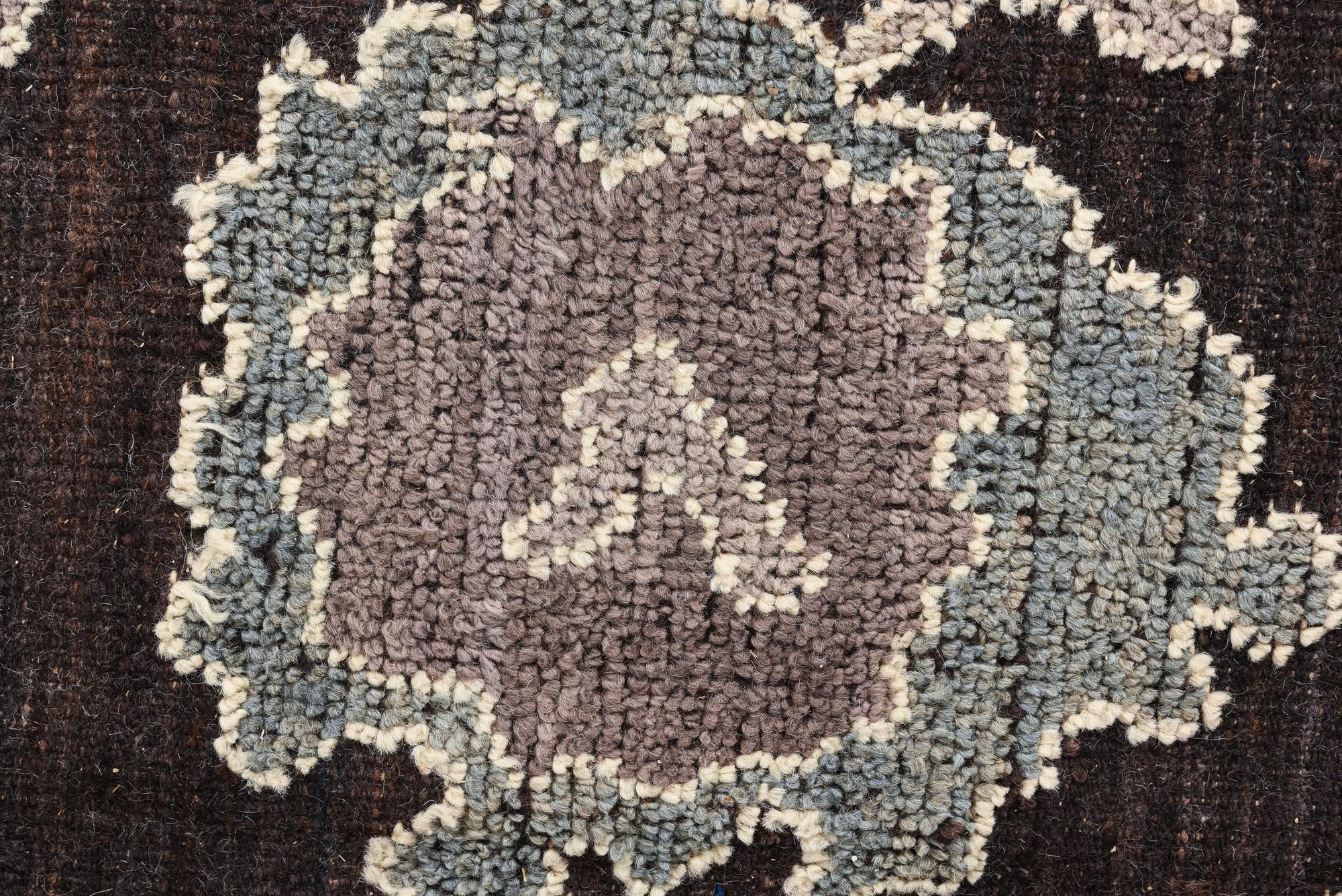 8' 3 x 10' 9 Hand Knotted Oushak Wool Rug