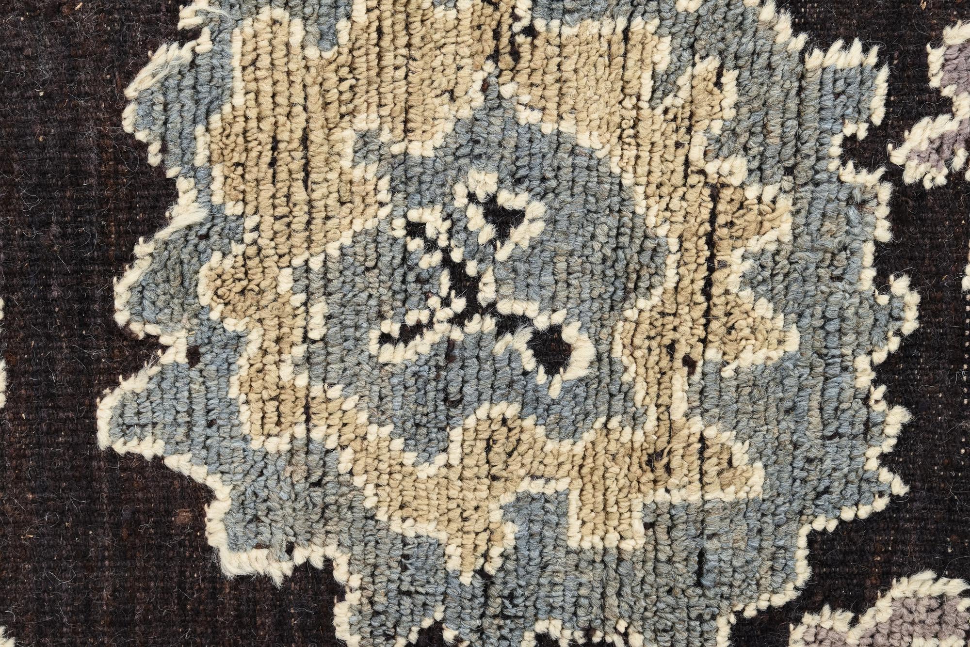 8' 3 x 10' 9 Hand Knotted Oushak Wool Rug