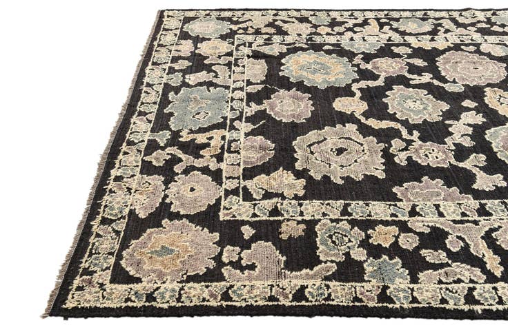 Detail image of 8' 4 x 10' 6 Hand Knotted Oushak Wool Rug