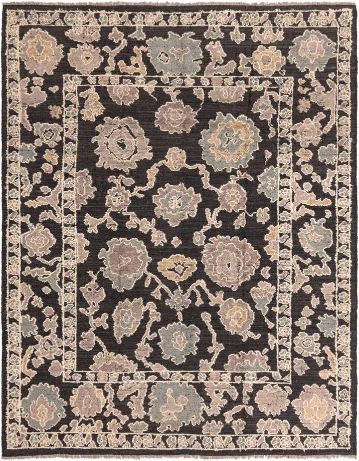 8' 4 x 10' 6 Hand Knotted Oushak Wool Rug