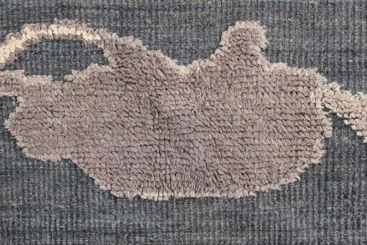 8' 2 x 10' 2 Hand Knotted Oushak Wool Rug