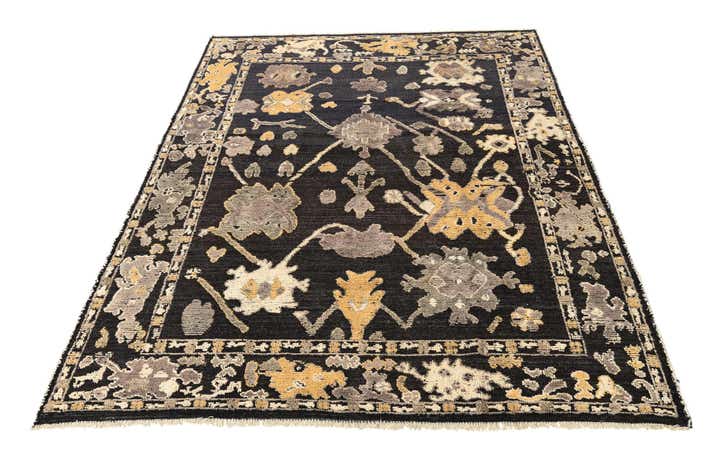 8' 3 x 10' 7 Hand Knotted Oushak Wool Rug
