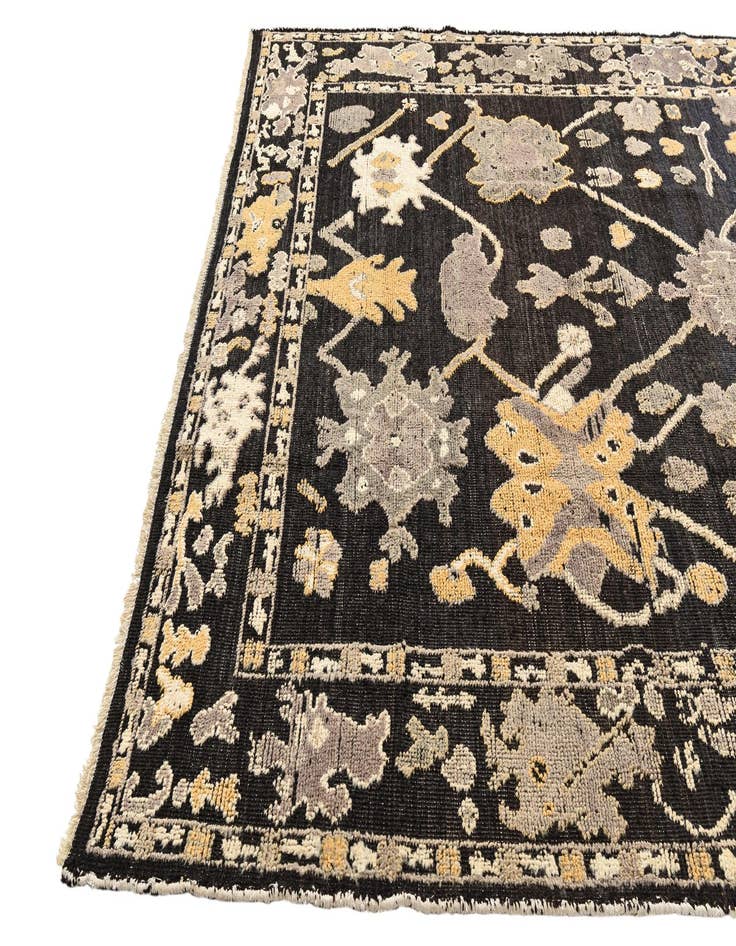 Detail image of 8' 3 x 10' 7 Hand Knotted Oushak Wool Rug