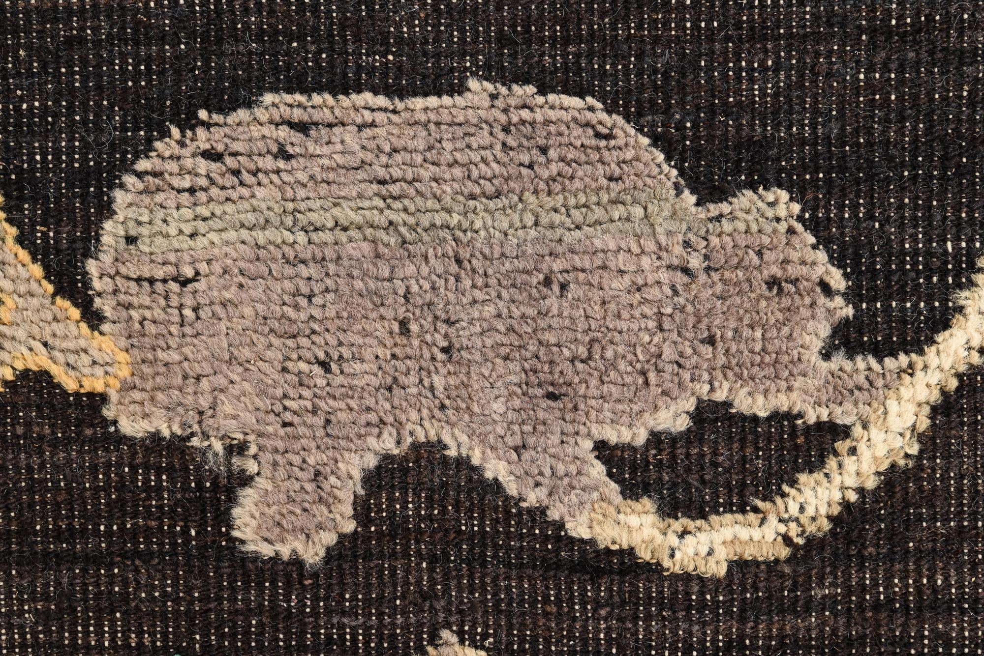 8' 3 x 10' 7 Hand Knotted Oushak Wool Rug