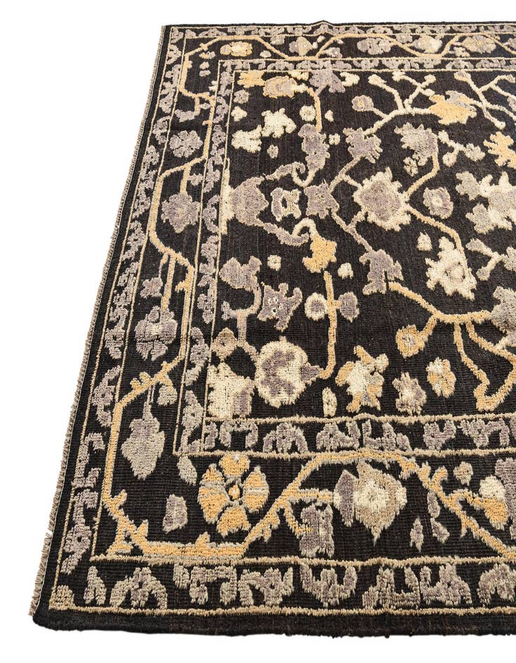 Detail image of 8' 5 x 10' 1  Hand Knotted Oushak Wool Rug